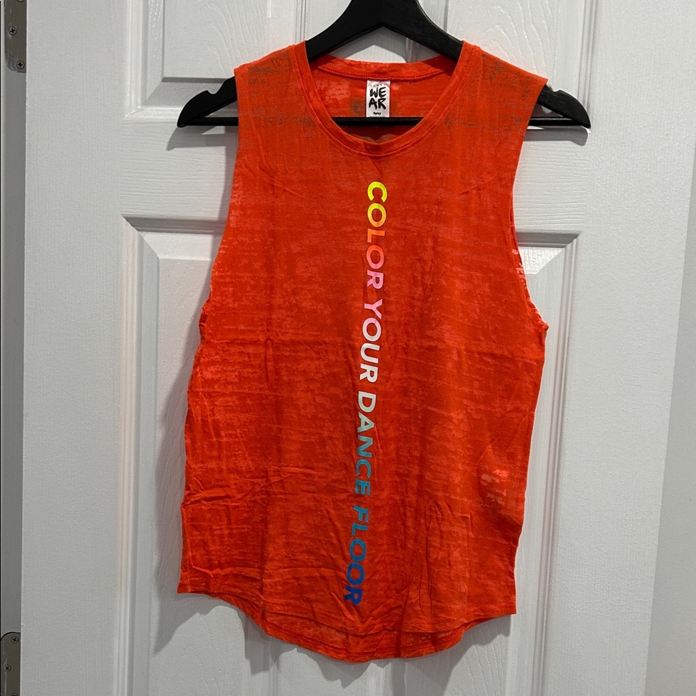 ZUMBA SALE! Bold Orange Muscle Tee